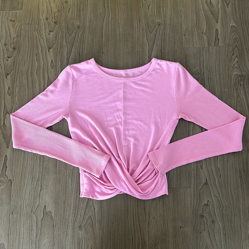 ALO Yoga Cover Long Sleeve Cropped Tee